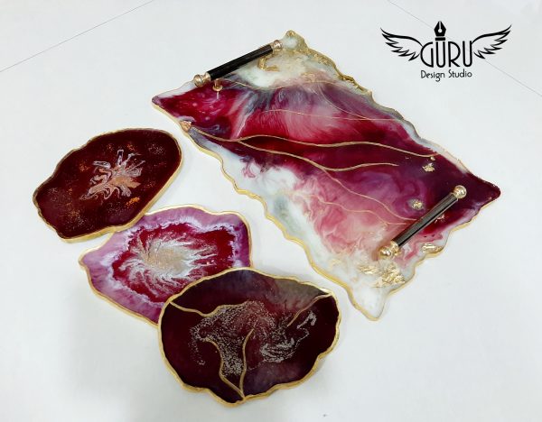 Resin Tray & Coasters - Image 2