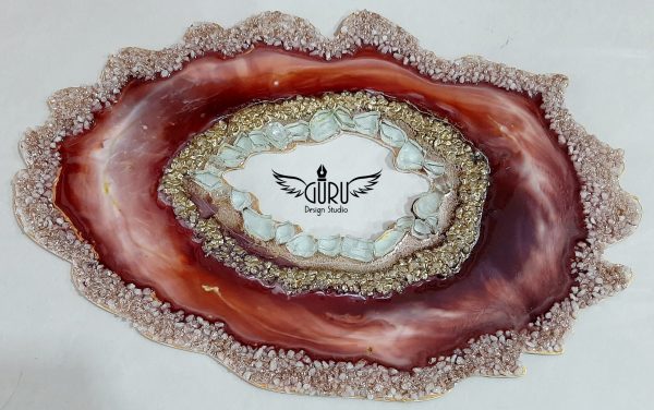 Resin Geode Wall Art