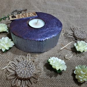 Silver Candle Holder