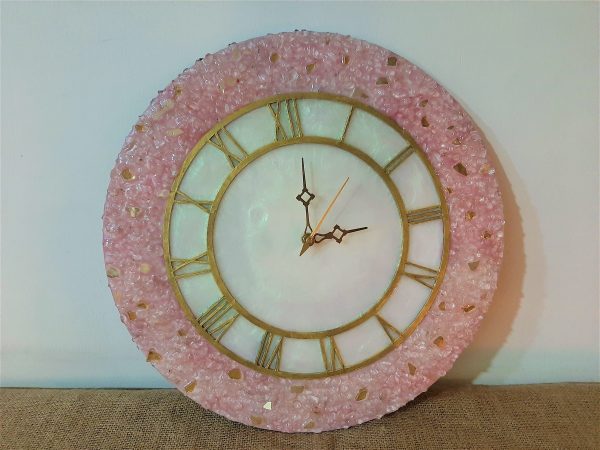 Luxurious Resin Wall Clock